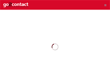 Tablet Screenshot of go2contact.com